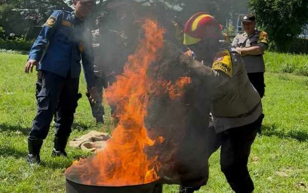 Latkatpuan Kebakaran, Tingkatkan Kesiapsiagaan Bhabinkamtibmas Tangani Situasi Darurat