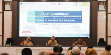 Pemkot Kediri Gelar Rakor Pelayanan Adminduk bagi Penduduk Rentan dan Penduduk Non Permanen