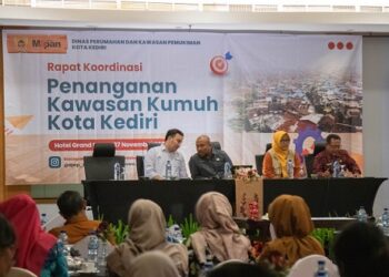 Matangkan Upaya Pengelolaan Kawasan Kumuh di Kota Kediri, DPKP Gelar Rakor Gandeng DKPU ITS