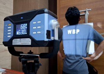 250 WBP Lapas Kediri Jalani Skrining Tuberkulosis Lewat Rontgen Dada