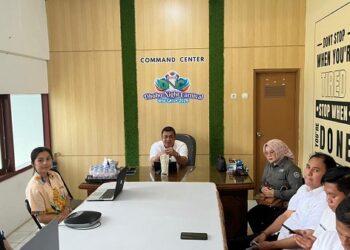 Ruang Kadisbudparpora Kota Kediri Disulap Jadi Command Center Dhoho Night Carnival