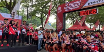 Ribuan Peserta Meriahkan Kediri Merdeka Run 2025 di SLG