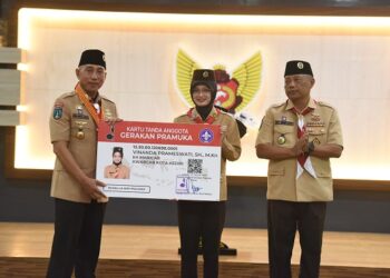 Dilantik sebagai Kamabicab Pramuka Kota Kediri, Mbak Wali: Pramuka Wadah Pembentukan Karakter Generasi Bangsa