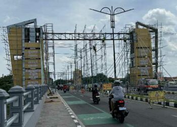 Pemkot Kediri Beri Perpanjangan Waktu Pengerjaan Ornamen Jembatan Brawijaya