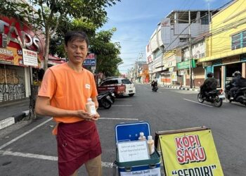 Berawal dari Kegelisahan, Lahir Kopi Saku di Kota Kediri
