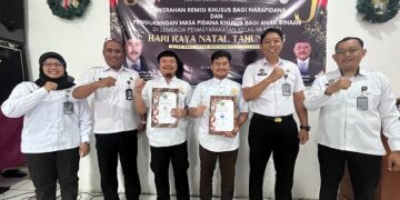 17 Narapidana Lapas Kediri Terima Remisi Khusus Natal 2025