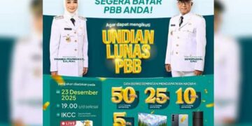 Pemkot Kediri Gelar Undian Lunas PBB 2025, Total Hadiah Capai Puluhan Juta Rupiah