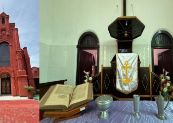 Gereja Merah Kota Kediri, Bangunan Bersejarah Berusia 121 Tahun yang Masih Kokoh