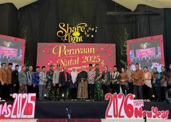 Forkopimda Safari Natal, Umat Nasrani Kota Kediri Doakan Kota Semakin Mapan