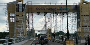 PUPR Kediri Beri Kesempatan Tambahan Kontraktor Selesaikan Jembatan Brawijaya