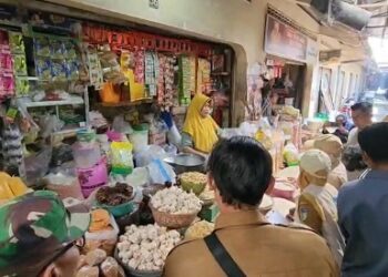 Sidak Nataru, Harga Bahan Pokok di Kediri Terpantau Stabil
