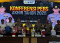 Polres Kediri Kota Catat 282 Kasus Kriminal di Tahun 2025