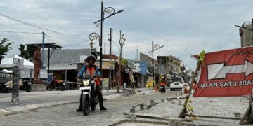 Penataan Pedestrian Stasiun Kediri Hampir Rampung, Siap Diresmikan Tahun Baru
