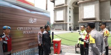 Operasi Lilin Semeru 2025, Kapolres Kediri Patroli R2 Pastikan Pospam dan Posyan Berjalan Optimal