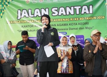 Semangat Kerukunan Mengalir, Mbak Wali Berangkatkan Jalan Santai Hari Amal Bakti Kemenag ke-80