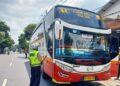 Polres Kediri Kota Pastikan Tegas Tindak Bus Pelanggar