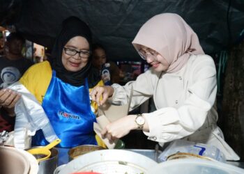 Mbak Wali Resmikan Sentra Kuliner Pasar Banjaran, Ikon Baru Wisata Kuliner di Kota Kediri