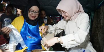 Mbak Wali Resmikan Sentra Kuliner Pasar Banjaran, Ikon Baru Wisata Kuliner di Kota Kediri