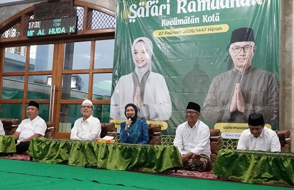Safari Ramadan di Kecamatan Kota, Mbak Wali Ajak Warga Jaga Kerukunan dan Tidak Panic Buying
