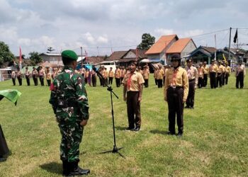 120 Pelajar Ikuti Perkemahan Pramuka TMMD ke-127