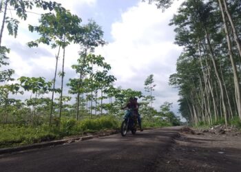 TMMD ke-127 Kodim 0809/Kediri Bangun Jalan Tembus 1,657 Meter, Progres 60 Persen