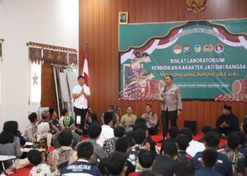 Buka Binlat Jati Diri Bangsa di Situs Ndalem Pojok, Kapolres Kediri Titipkan Pesan Berikut