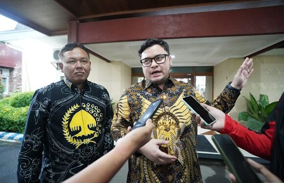 Jaga Silaturahmi, Mas Dhito Terima Kunjungan Ketua DPD Golkar Kabupaten Kediri