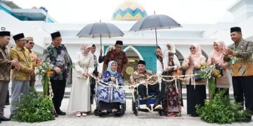 Peresmian Masjid Jami’ Abi Sa’roni, Mbak Wali : Makmurkan Masjid, Hidupkan Nilai Keislaman Moderat