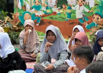 Anak-Anak SDN Mojoroto III Megengan Bersama, Momen Saling Memaafkan Sebelum Ramadan
