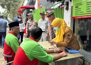 Ramp Check Operasi Keselamatan, Satlantas Polres Kediri Kota Temukan Perizinan PO Kurang Lengkap
