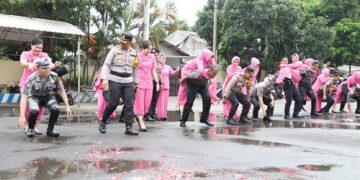 99 Anggota Naik Pangkat, Ini Pesan Kapolres Kediri