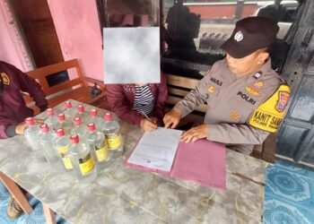 Ops Pekat Semeru 2026, Kapolsek Ngadiluwih Amankan Wanita Diduga Jual Miras