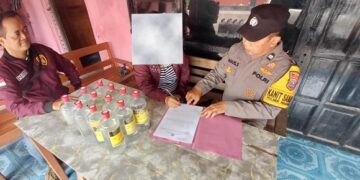 Ops Pekat Semeru 2026, Kapolsek Ngadiluwih Amankan Wanita Diduga Jual Miras