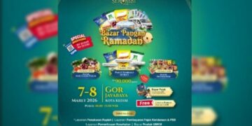 Bazar Pangan Ramadan 2026, Bank Indonesia Kediri Sediakan Paket Sembako Murah