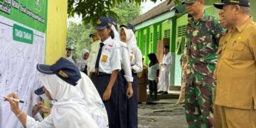 Ratusan Ribu Pelajar Kabupaten Kediri Berikrar, Jaga Kondusivitas Ramadan–Idulfitri