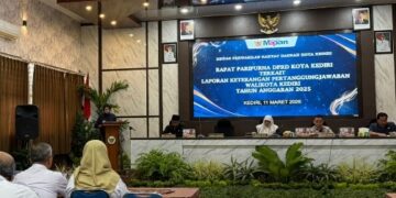 Wali Kota Kediri Sampaikan LKPJ 2025, DPRD Persiapkan Pembahasan Dalam Pansus