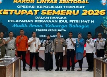 Kapolres Kediri Kota Gelar Rakor Lintas Sektoral, Optimalkan Pengamanan Lebaran