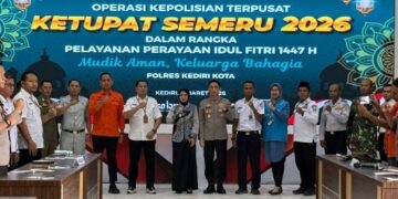 Kapolres Kediri Kota Gelar Rakor Lintas Sektoral, Optimalkan Pengamanan Lebaran