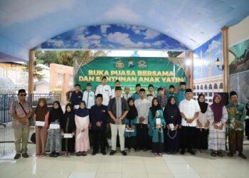 Kapolres Kediri Bersama Jajaran Rayon 3 Buka Bersama dan Santuni Puluhan Anak Yatim