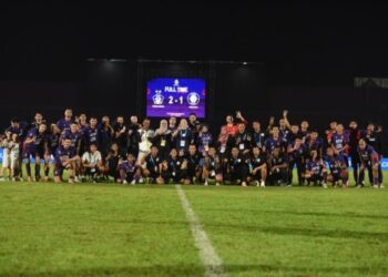 Nonton langsung di Stadion Brawijaya, Mbak Wali Gembira Persik Kediri Menang Atas PSBS Biak