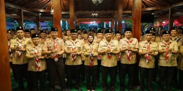 Mbak Wali Hadiri Silaturahmi Kwarcab Pramuka Kota Kediri, Pelantikan Kepengurusan Hingga Buka Bersama
