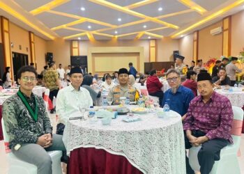 Kuatkan Sinergi, Polres Kediri Gelar Buka Puasa Bersama Ormas, Mahasiswa, dan Media