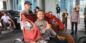 Kapolres Kediri Pastikan Dukung dan Kawal Program Becak Listrik