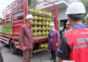 Disperdagin Kota Kediri Sidak SPPBE, Pastikan Stok LPG 3 Kg Aman Jelang Lebaran