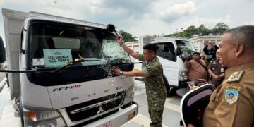 Kodim 0809/Kediri Serahkan 36 Truk Koperasi Desa Merah Putih, Tekankan Pemanfaatan Maksimal