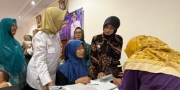 Peringati Hari Posyandu Nasional, Wali Kota Kediri Tinjau Posyandu 6 SPM PP Wali Barokah