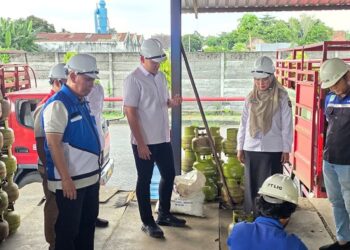 Polres Kediri Kota Sidak Distribusi LPG 3 Kg, Pastikan Isi Sesuai dan Stok Aman
