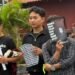 Mahasiswa PSDKU UB Kediri Gelar Aksi Solidaritas di Bundaran Sekartaji