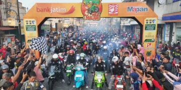 Menguatkan Spirit Religius dan Kebersamaan, Mbak Wali Ziarah dan Riding Bareng Gus Iqdam beserta Komunitas Kelas Malam