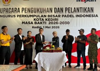 PBPI Kota Kediri Resmi Dilantik, Siap Cetak Atlet Padel menuju PON 2028